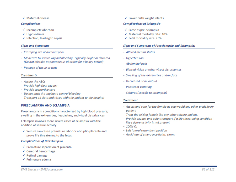 Printable Emt Study Guide Printable Templates